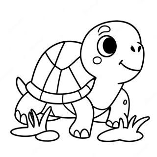 Cute Turtle Finding Nemo Coloring Page 49914-39850