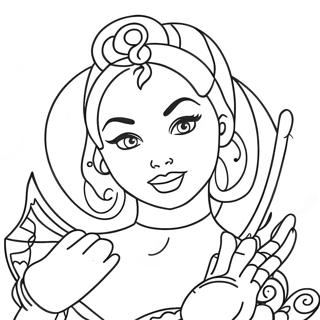 Pin Up For Adults Coloring Pages