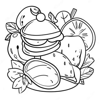 Menu Coloring Page 49943-39866