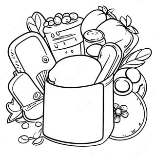 Menu Coloring Page 49943-39867