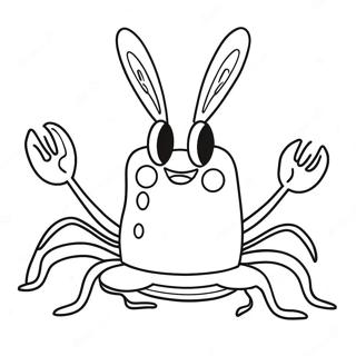 Mr Krabs Coloring Pages