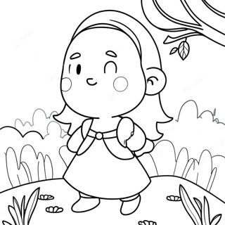 Hilda Coloring Pages