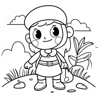 Adventurous Hilda Coloring Page 49984-39899