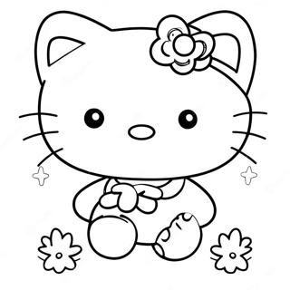 Hello Kitty Y2k Coloring Page 50043-39945