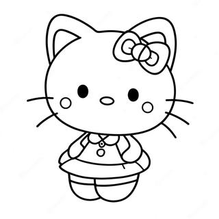 Hello Kitty Y2k Coloring Page 50043-39946