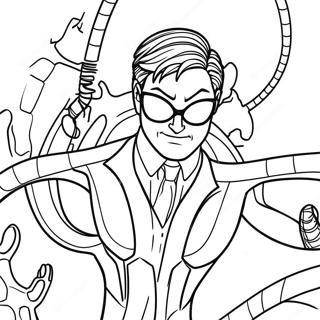 Doc Ock Spidey Coloring Pages