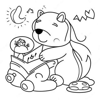 Bedtime Coloring Pages