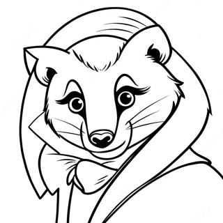 Hufflepuff Badger Coloring Page 50094-39990