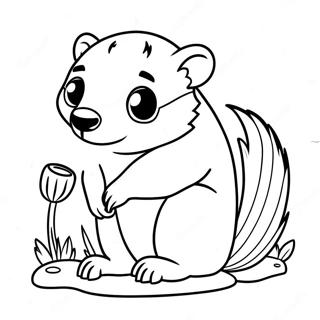 Hufflepuff Badger Coloring Page 50094-39991