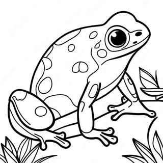 Poison Dart Frog Coloring Page 50123-40009