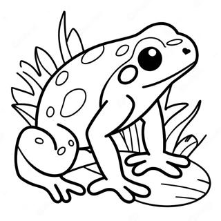 Poison Dart Frog Coloring Page 50123-40010