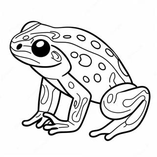 Poison Dart Frog Coloring Page 50123-40011