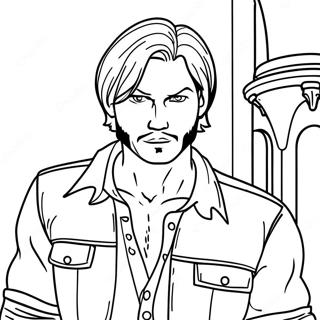 Leon Coloring Page 50133-40024