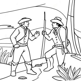 Lewis And Clark Coloring Pages