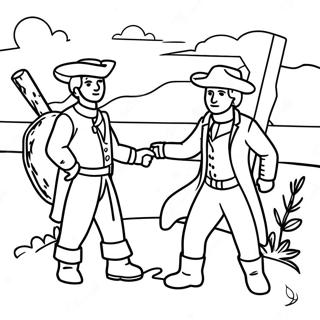 Lewis And Clark Adventure Coloring Page 50173-40048