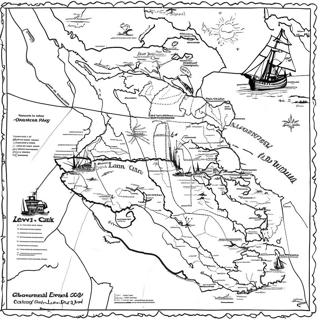 Lewis And Clark Expedition Map Coloring Page 50174-40050