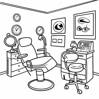 Eye Doctor Coloring Pages