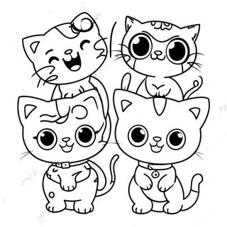 Adventurous Super Kitties Coloring Page 50244-40111