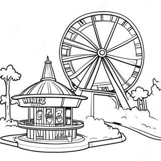 Hershey Park Logo Coloring Page 50253-40106