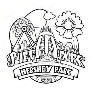 Hershey Park Logo Coloring Page 50253-40108