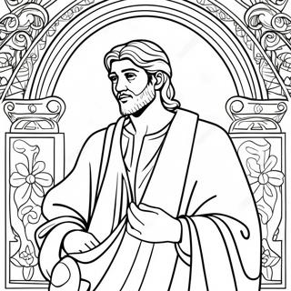 Colorful Joseph With His Colorful Coat Coloring Page 50264-40124