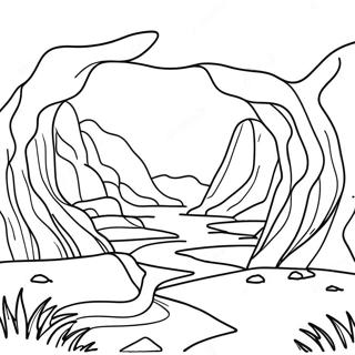 Erosion Landscape Coloring Page 50273-40134