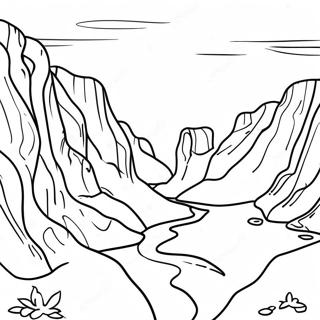 Erosion Landscape Coloring Page 50273-40135