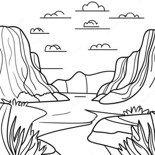 Erosion Landscape Coloring Page 50273-40136