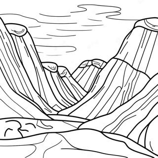 Rocky Erosion Patterns Coloring Page 50274-40126