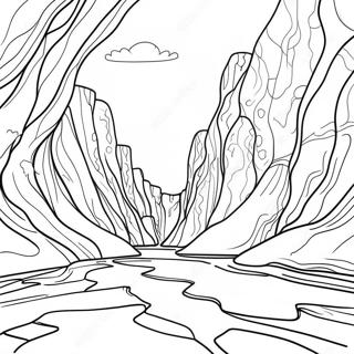 Rocky Erosion Patterns Coloring Page 50274-40128