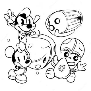 Disney Sports Coloring Page 50283-40130