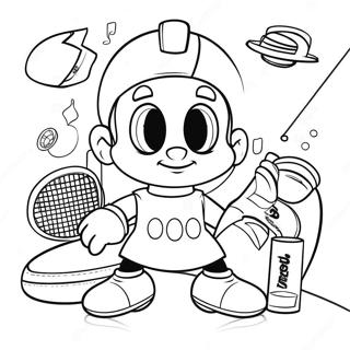 Disney Sports Coloring Page 50283-40131