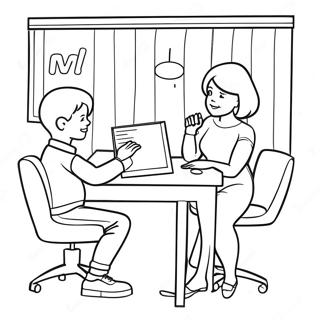 Speech Therapy Coloring Page 50293-40141