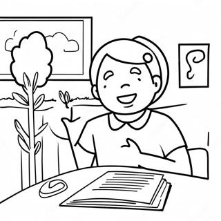 Speech Therapy Coloring Page 50293-40142