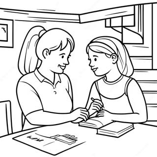 Speech Therapy Coloring Page 50293-40143