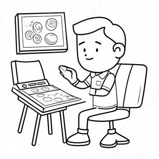 Speech Therapy Coloring Page 50293-40144