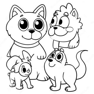 Fun Speech Therapy Animals Coloring Page 50294-40149