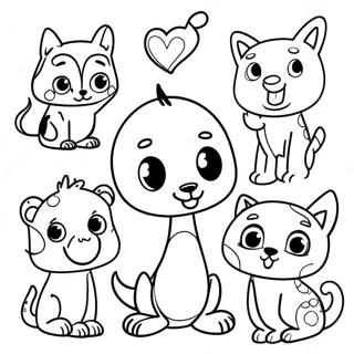 Fun Speech Therapy Animals Coloring Page 50294-40152