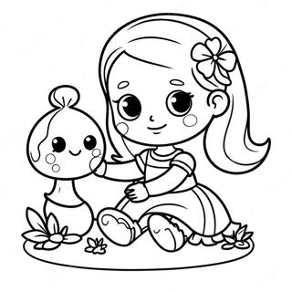 Little Girl Coloring Pages