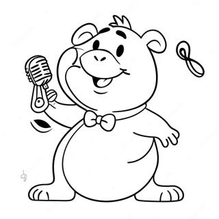 Sing Coloring Page 5036-4137