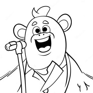 Sing Coloring Page 5036-4139