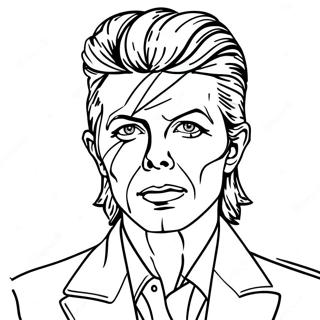 David Bowie Coloring Page 50373-40206