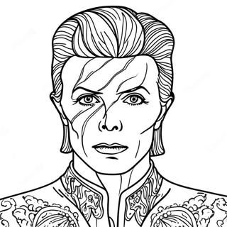 David Bowie Coloring Page 50373-40207