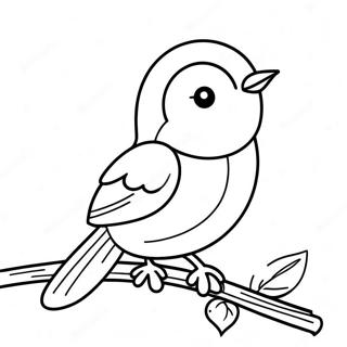 Blue Bird Coloring Pages