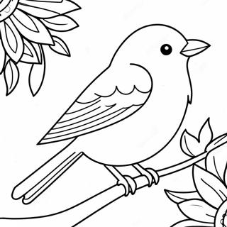 Blue Bird Coloring Page 50393-40223