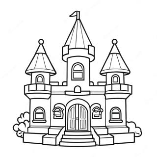 Girl Lego Princess Castle Coloring Page 50413-40238