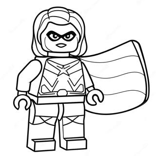 Girl Lego Superhero Adventure Coloring Page 50414-40241