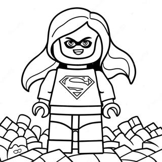 Girl Lego Superhero Adventure Coloring Page 50414-40242