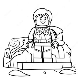 Girl Lego Superhero Adventure Coloring Page 50414-40244