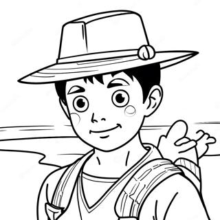 Adventurous Gon Coloring Page 50424-40251